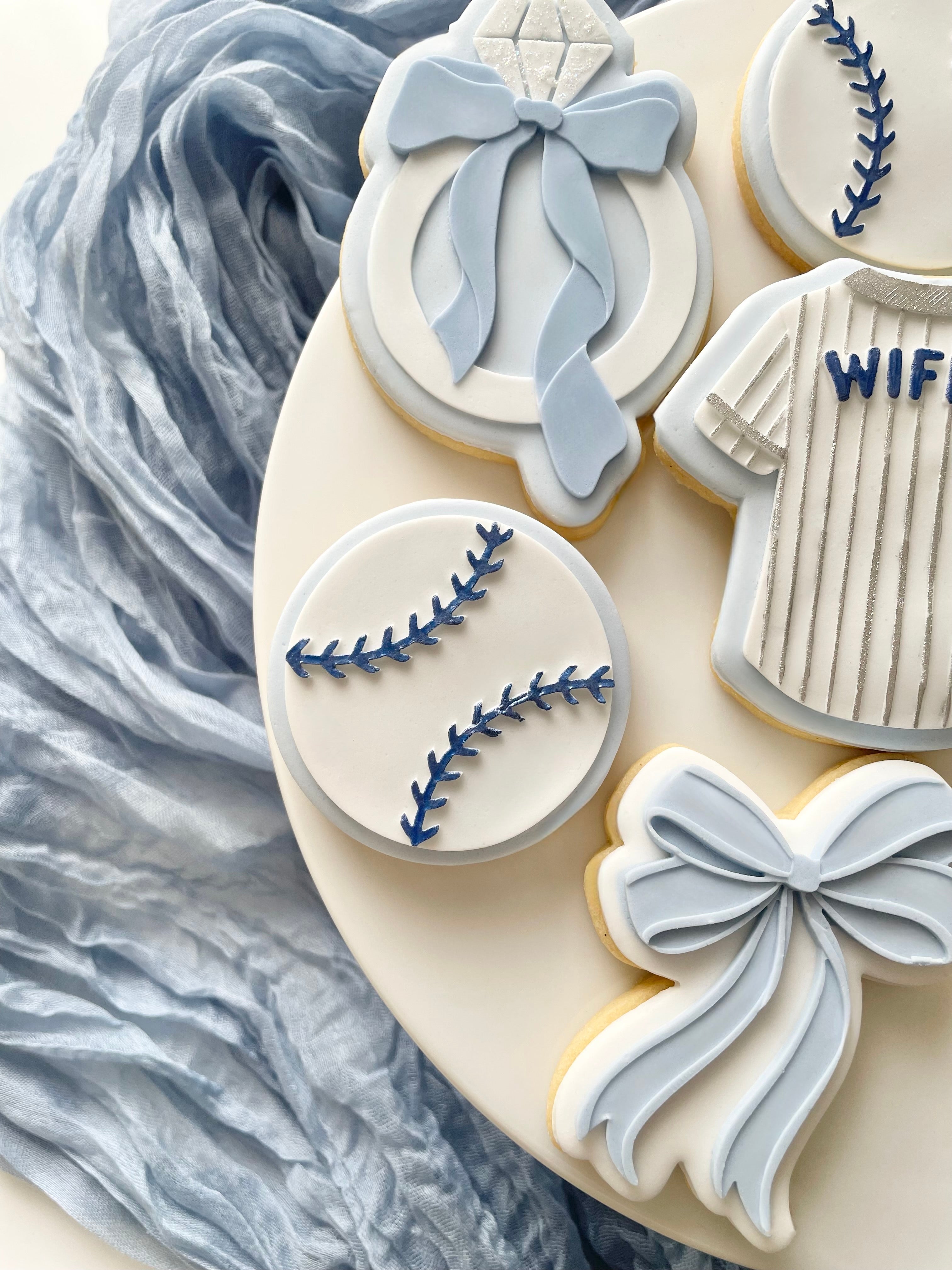 Baseball debosser and cutter