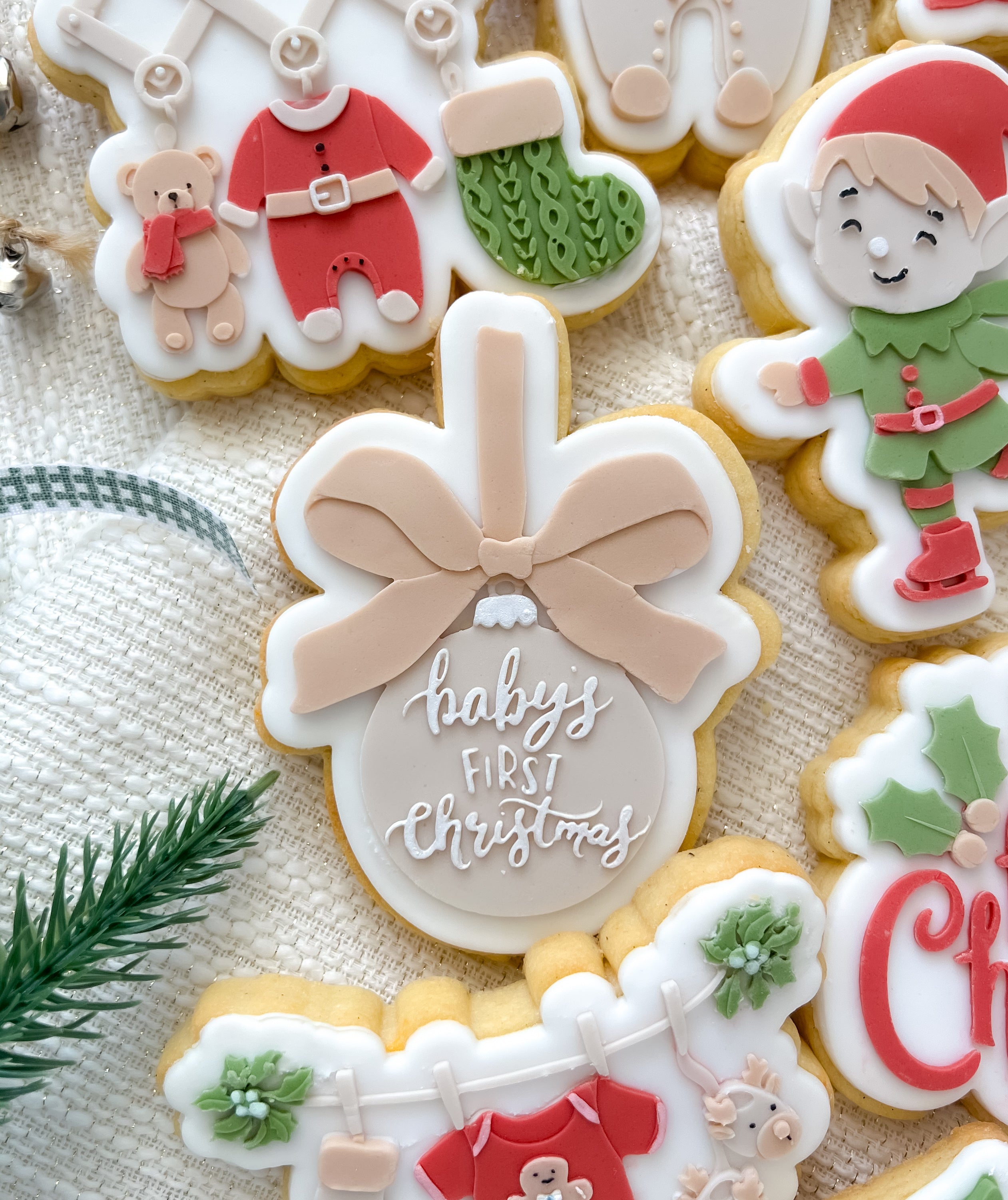 Baby’s first Christmas bauble debosser and cutter