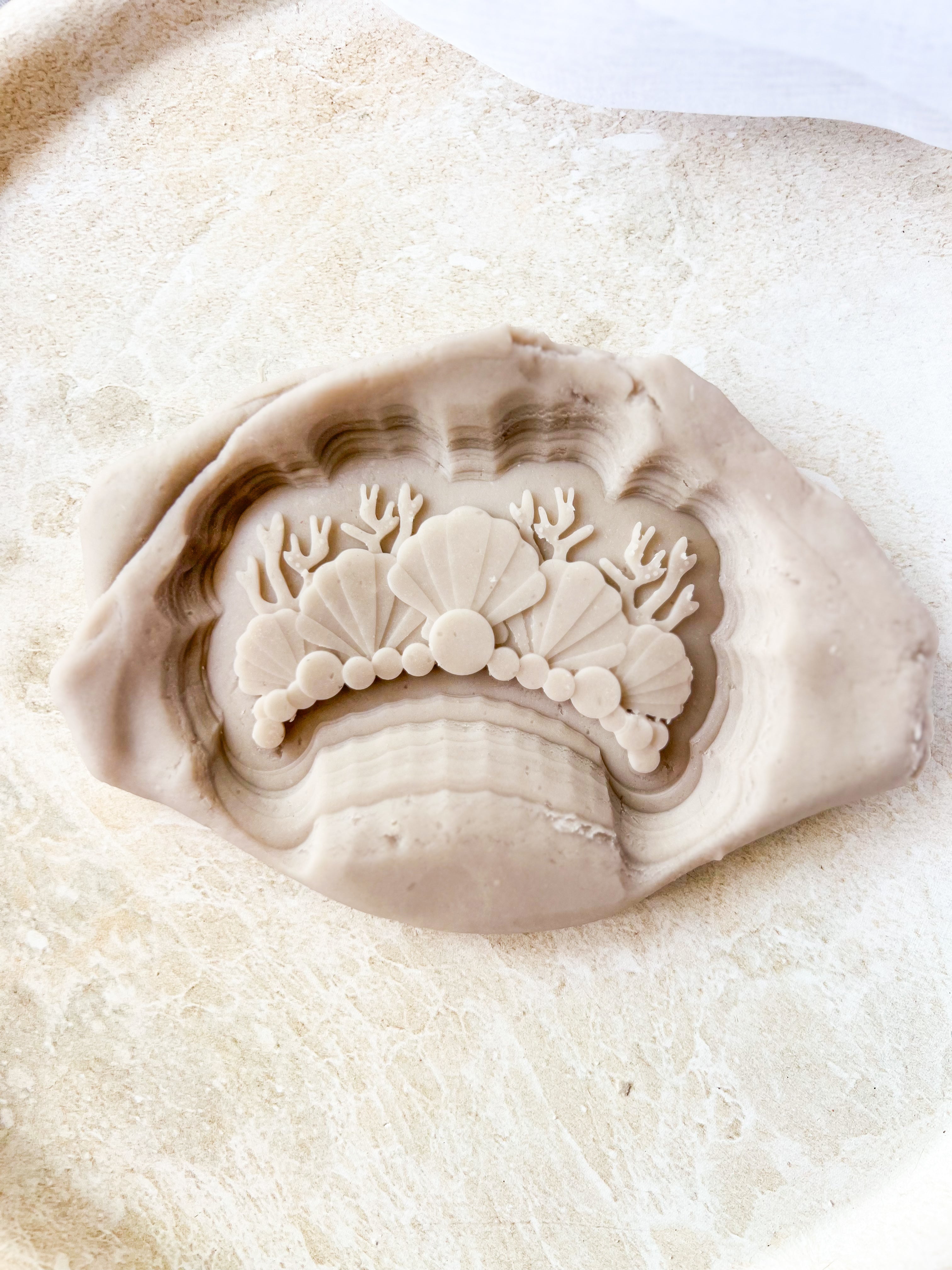 Mermaid crown debosser and cutter