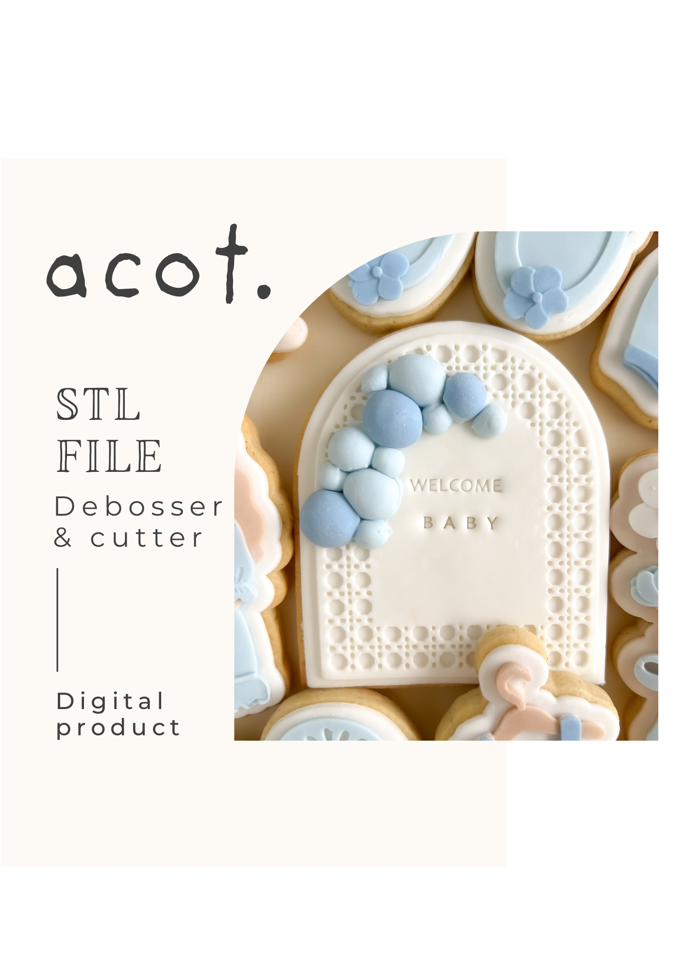 STL FILE Blank rattan arch frame debosser and cutter