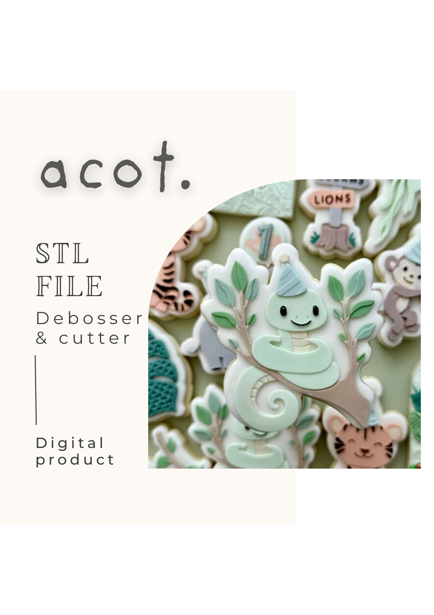 STL FILE Tree snake debosser and cutter