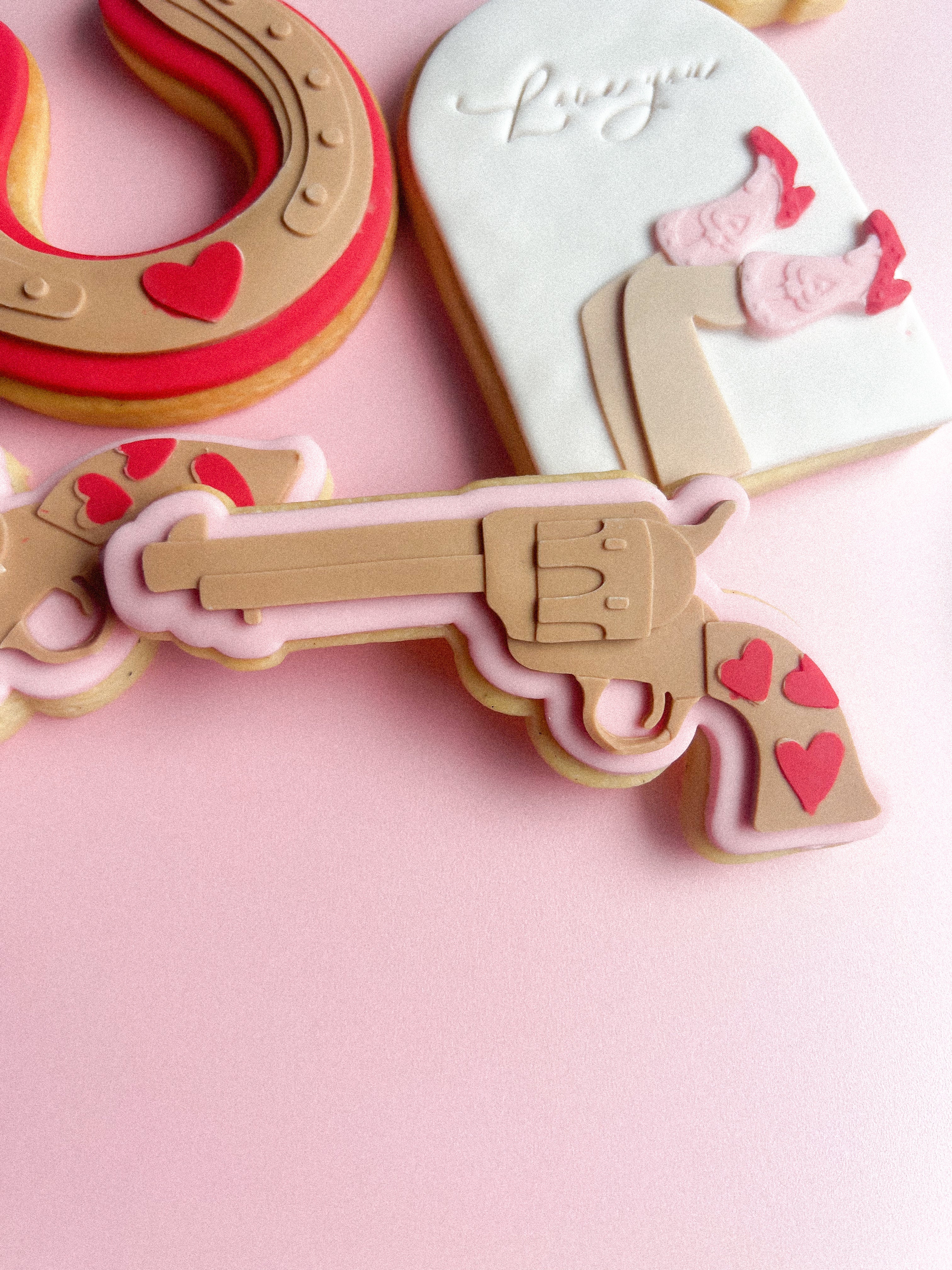 Heart gun debosser and cutter